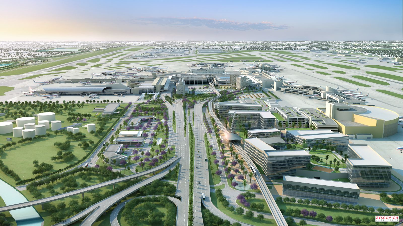 «ايكوم الإنجليزية» توصى بربط بحرى جوى لمشروع « ايربورت سيتى »