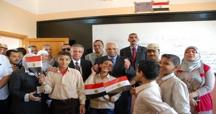 إنتظام سير العملية التعليمية فى اليوم الاول للدراسة