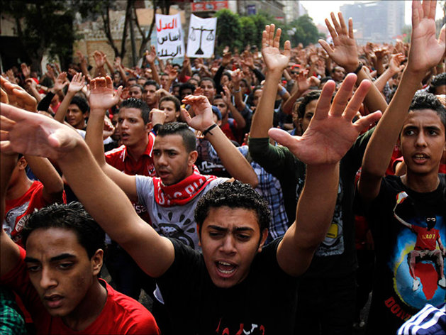 مظاهرة دون ترخيص، وقائع شغب،