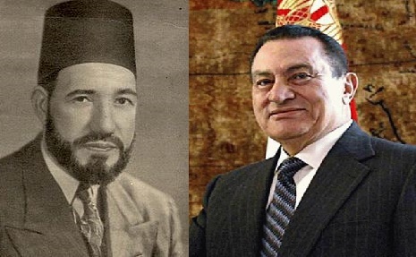 مفارقات تاريخية متناقضة: مبارك يقسم يمين الرئاسة بذكرى ولادة حسن البنا