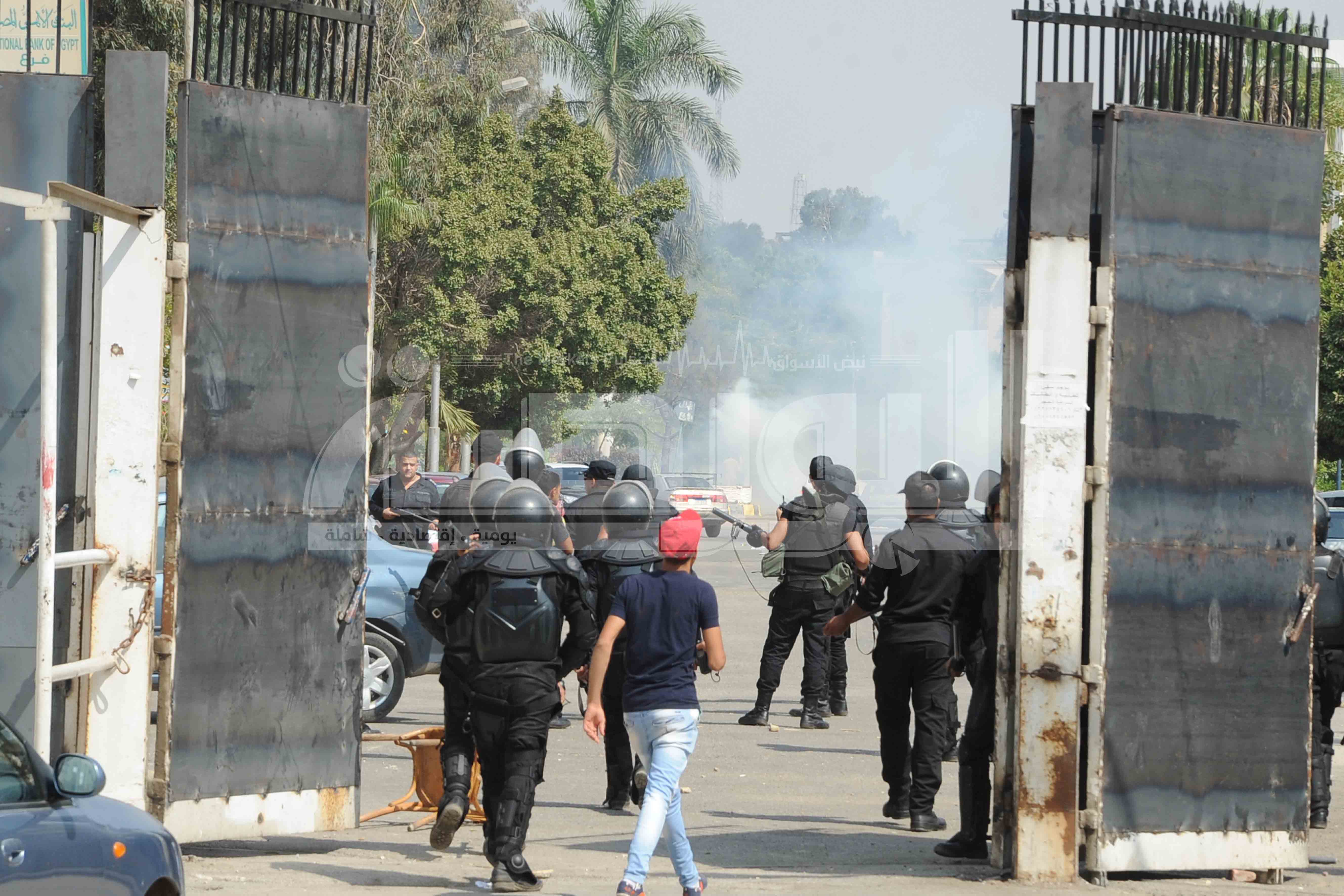 اشتباكات جامعة الازهر