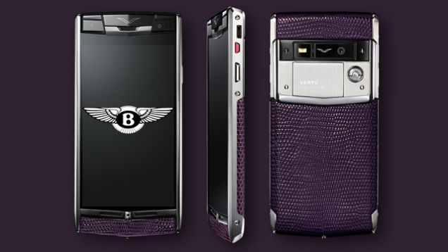 Vertu for Bentley أول هاتف فاخر من توقيع “بنتلي”