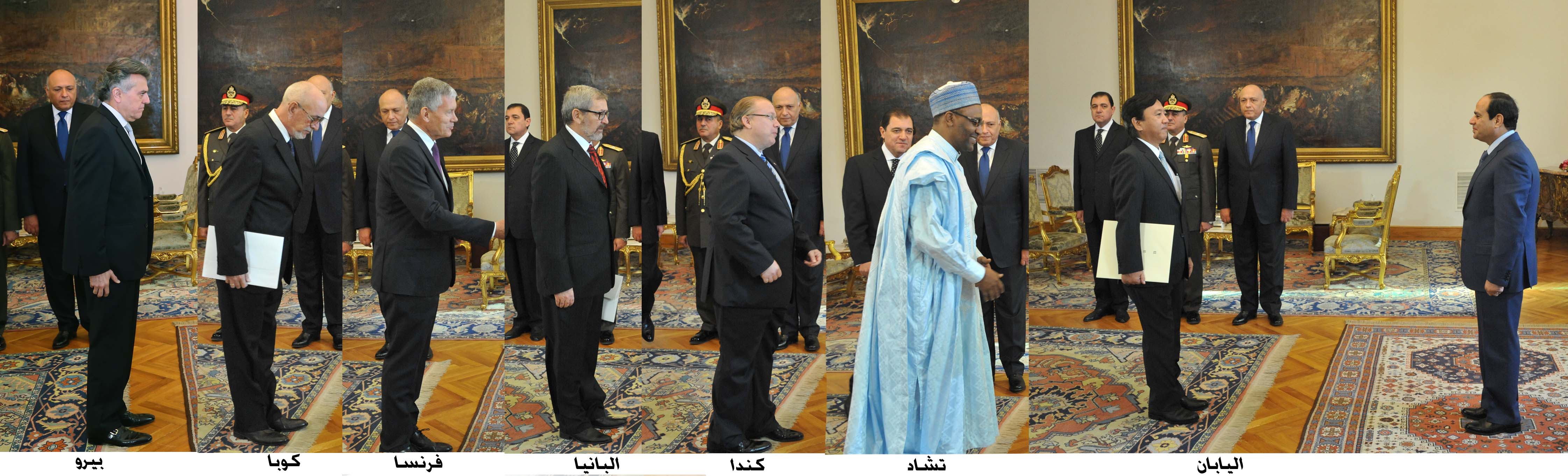 اعتماد اوراق سفراء 7 دول