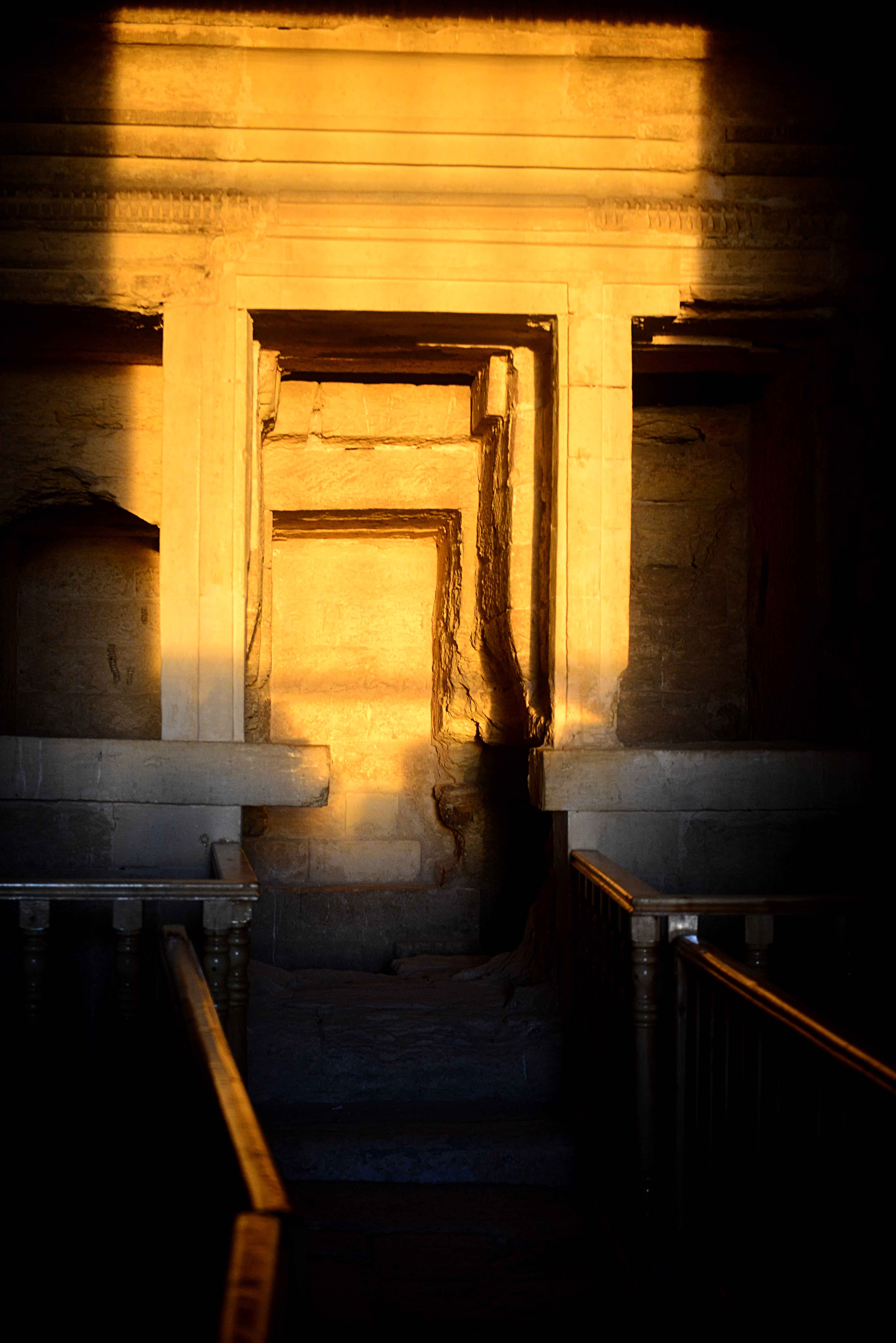 تعامد الشمس على معبد قارون بالفيوم