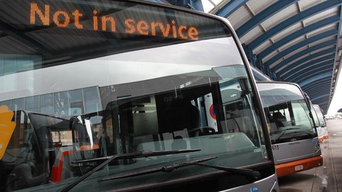 الاضراب فى بلجيكا