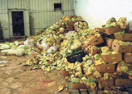 أغذية مهدرة حول العالم