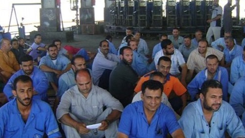 تعليق اضراب عمال الحديد والصلب اليوم