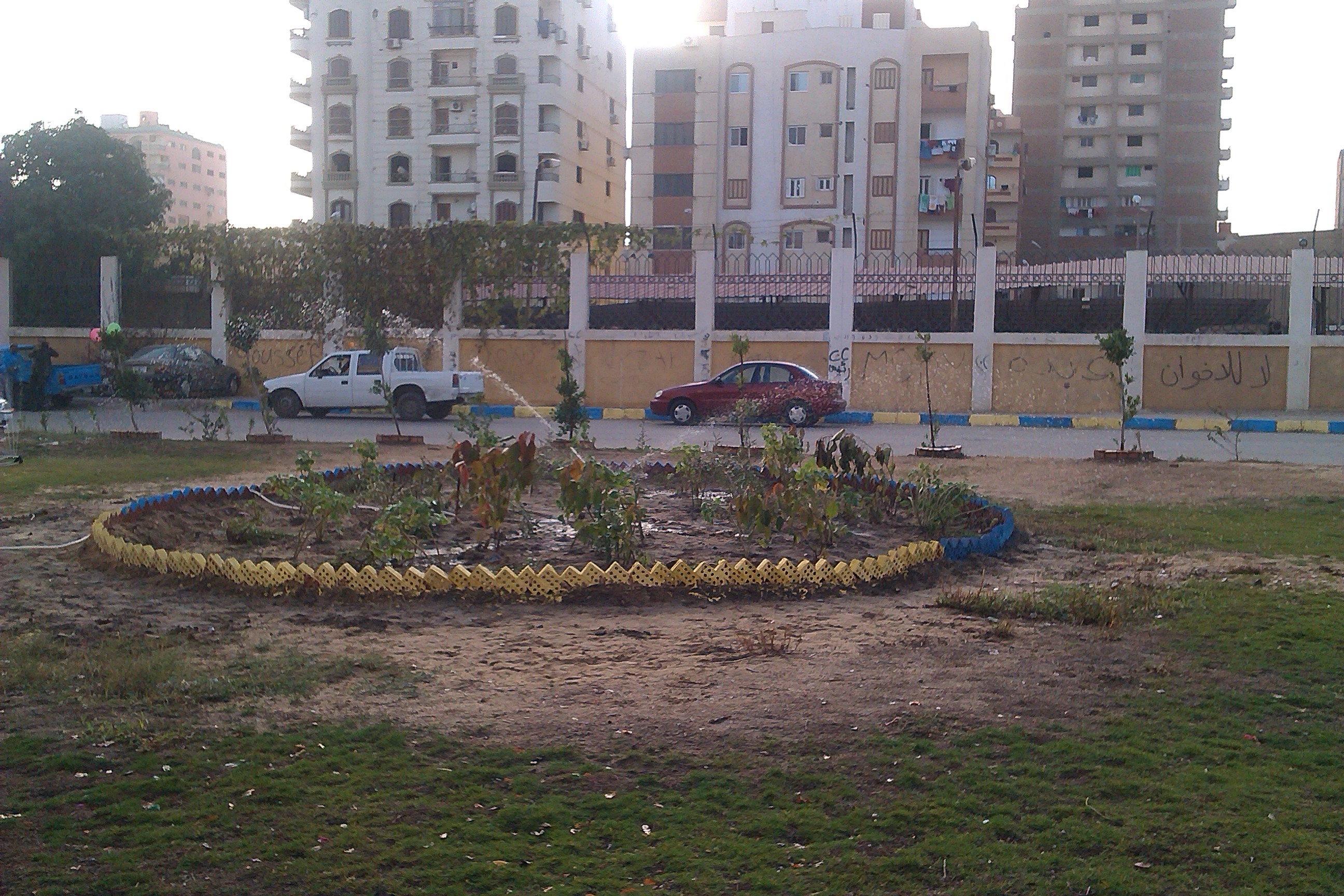 محافظ الاسماعيلية يفتتح حديقة اسكان منطقة الـ500 وحدة بالشيخ زايد