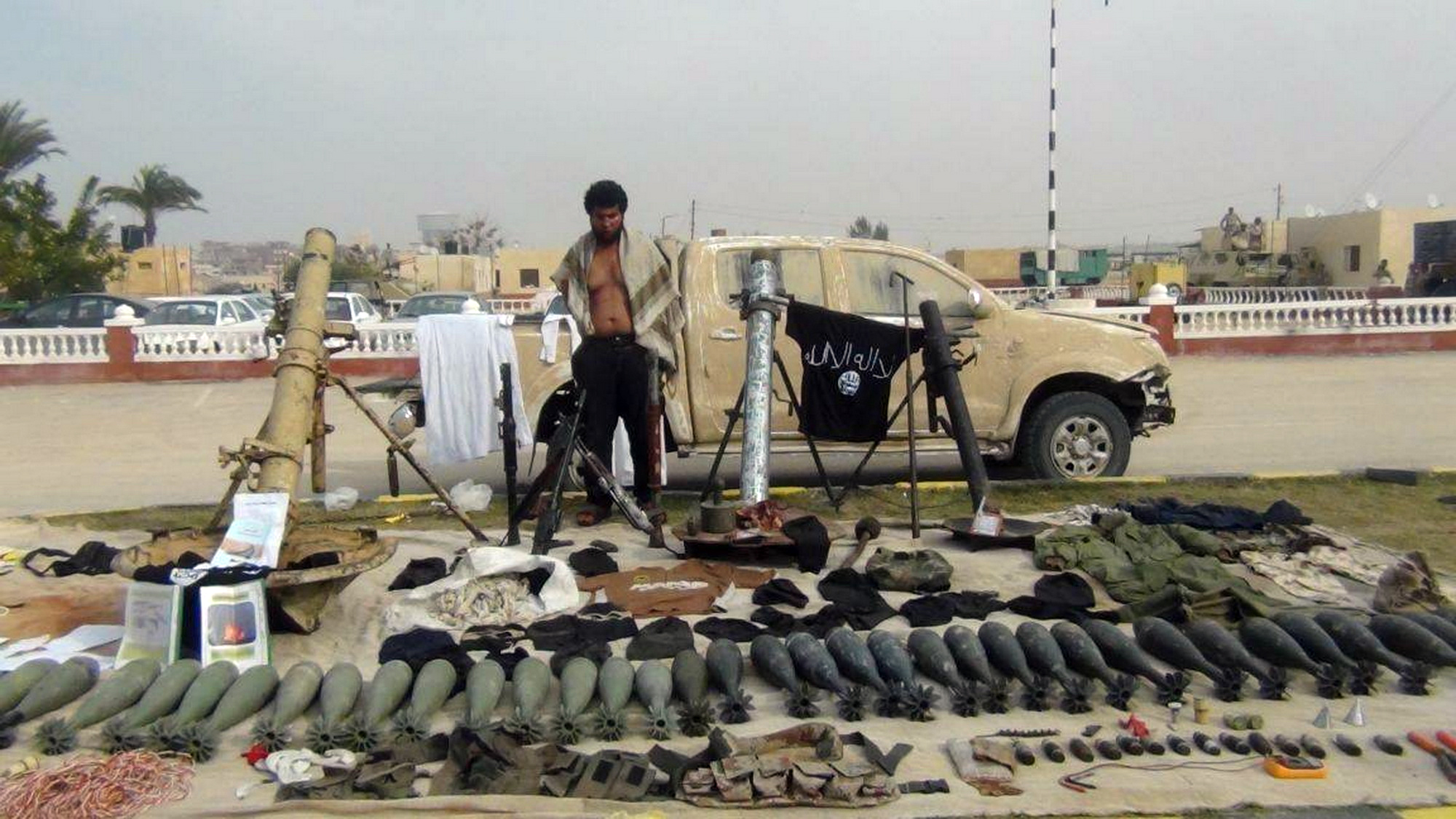 استمرار الحملات الامنية فى سيناء لملاحقة عناصر بيت المقدس