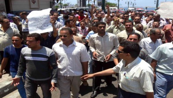 الاحتجاجات العمالية