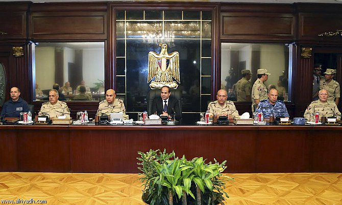 السيسى والمجلس الاعلى للقوات المسلحة