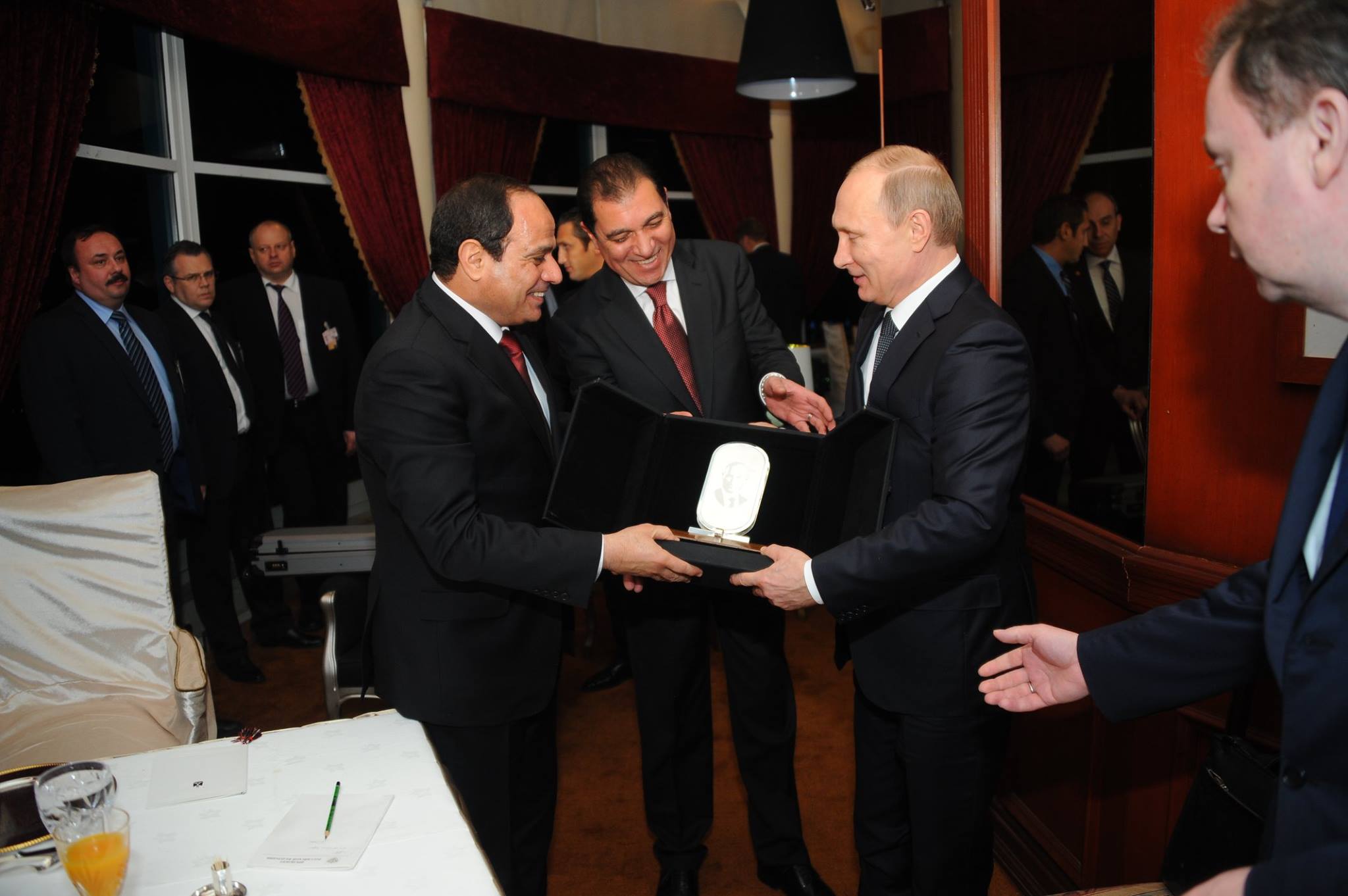 الرئيس المصرى والرئيس الروسى