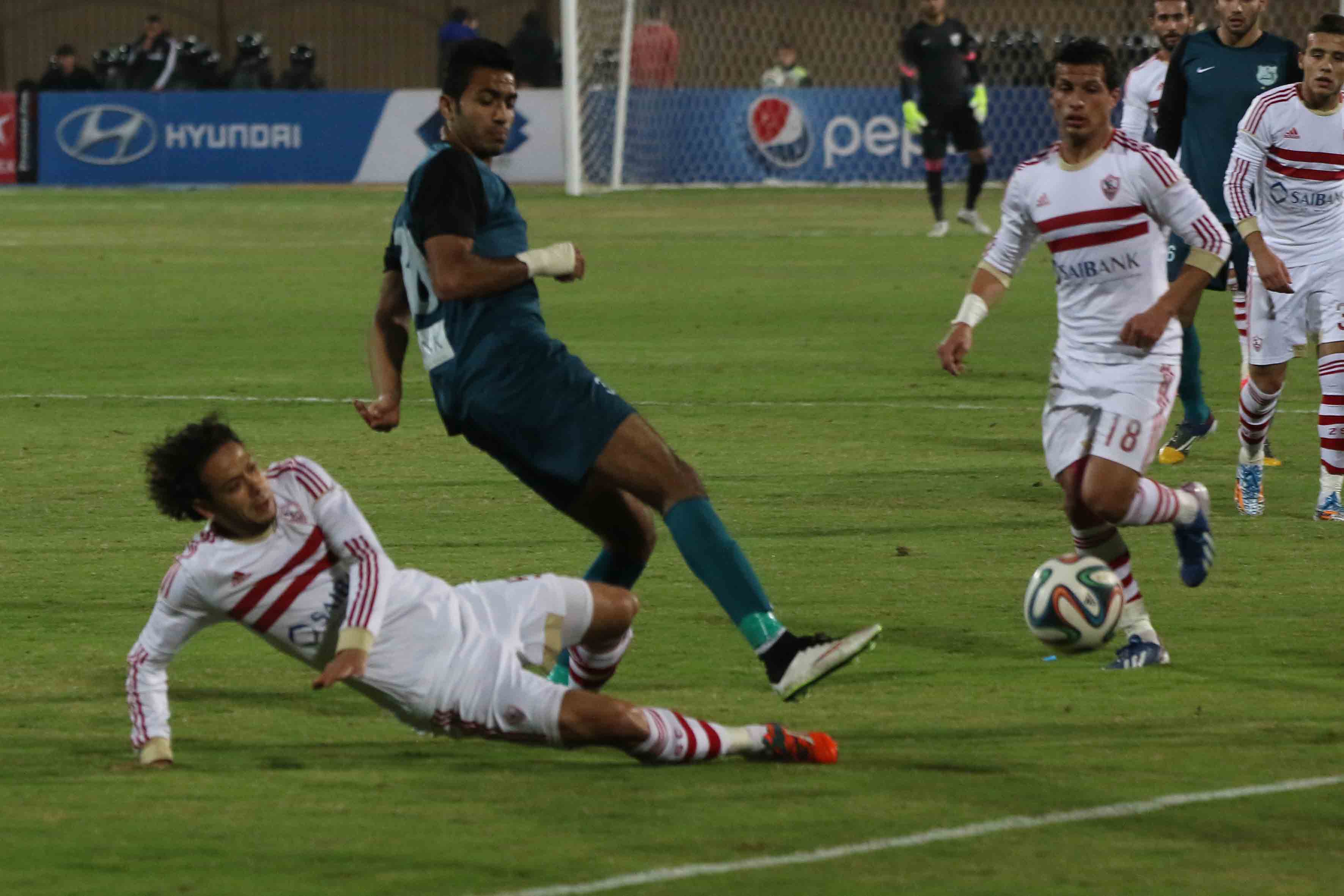 مباراة الزمالك وانبى فى الدورى الممتاز