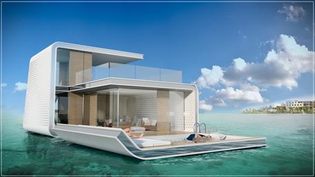 طرح فيلات تحت الماء للبيع بأسعار تبدأ من 5 ملايين درهم