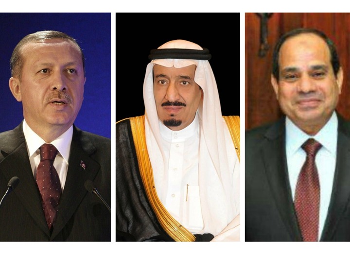 صحيفة عكاظ: الملك سلمان يسعى لتنقية الأجواء بين السيسي وأردوجان