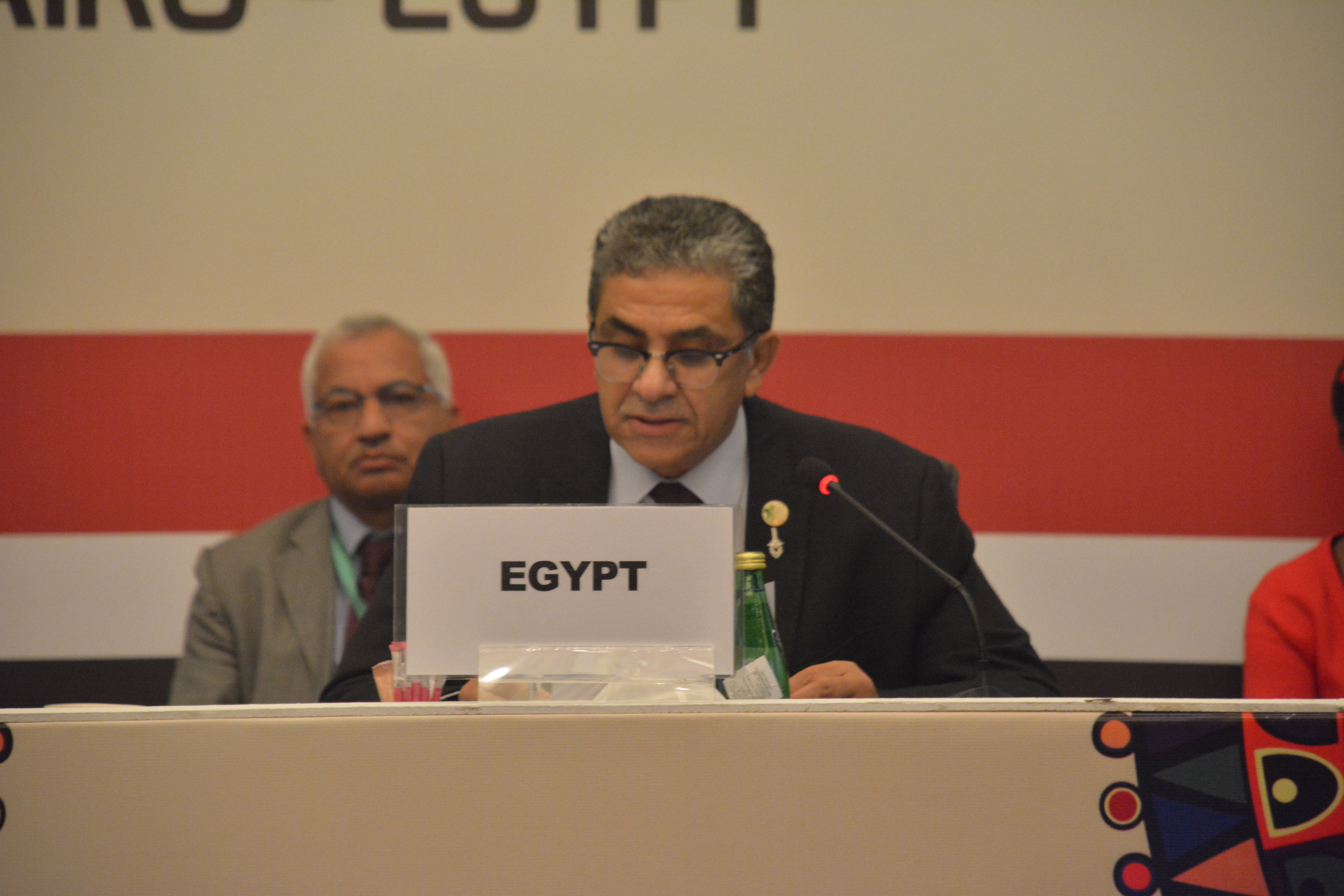 وزير البيئة: قضية التغيرات المناخية اهم اولويات برنامج العمل للعام الجارى