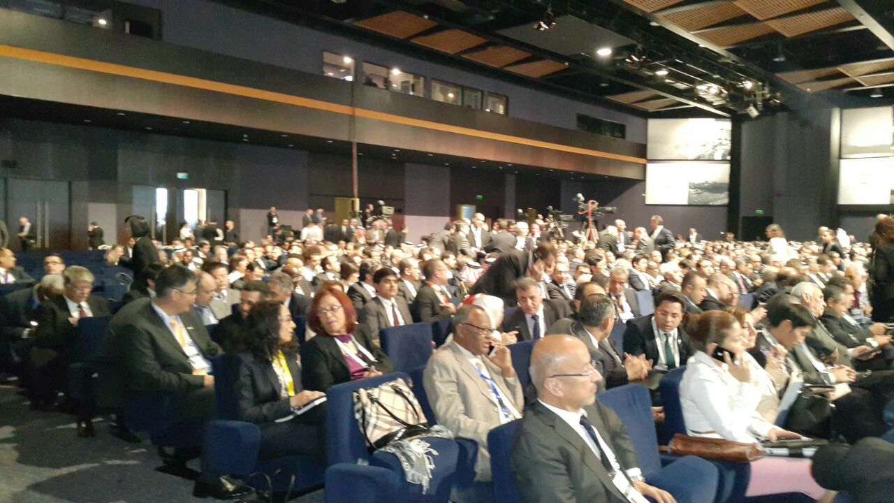 المؤتمر الاقتصادي.. قاعة المؤتمرات فى استقبال السيسى الان