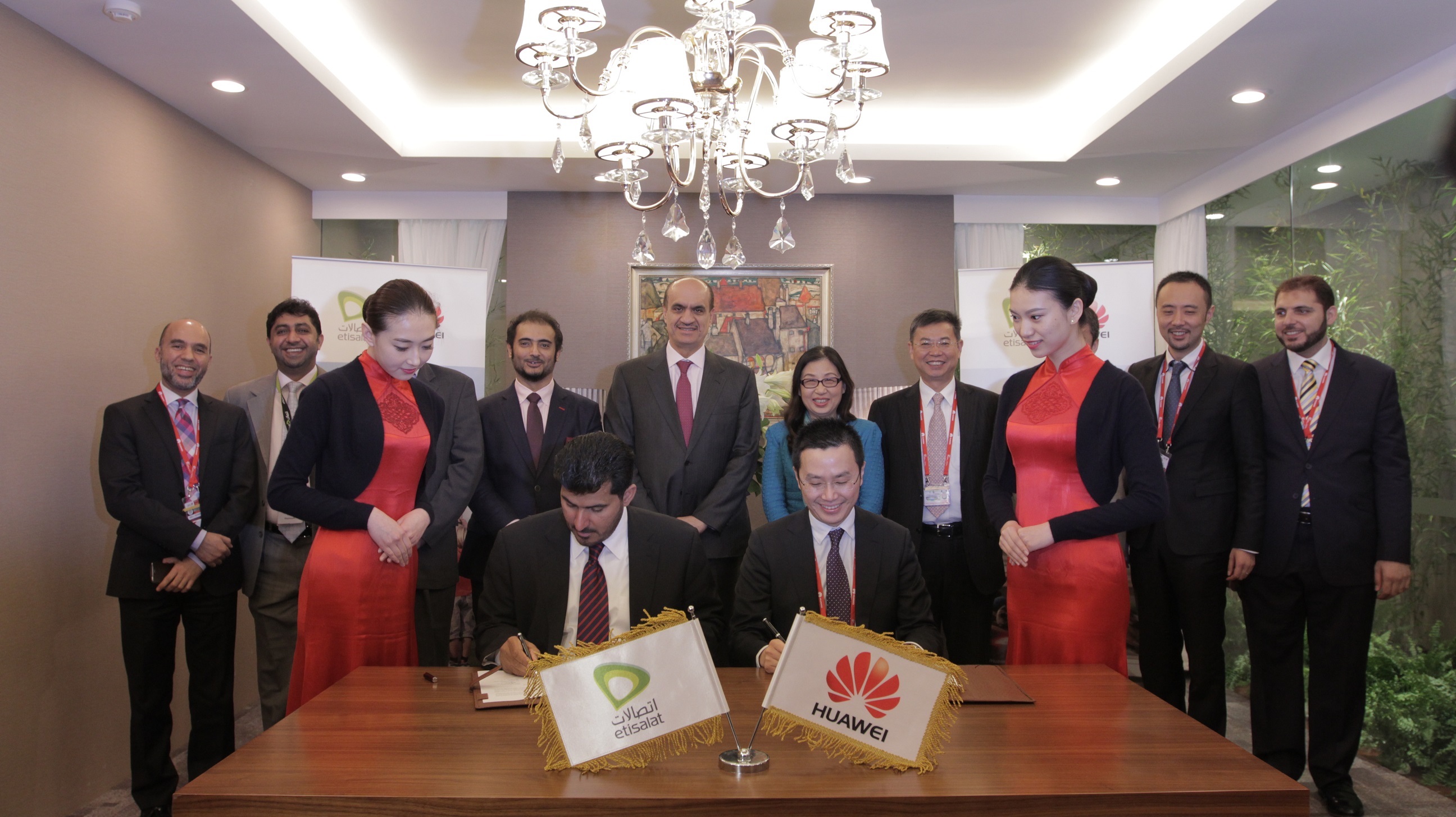 تعاون مشترك بين اتصالات وهواوي