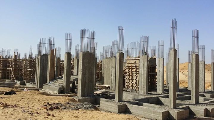 بالصور.. بدء الانشاءات فى وحدات “دار مصر” بالعبور