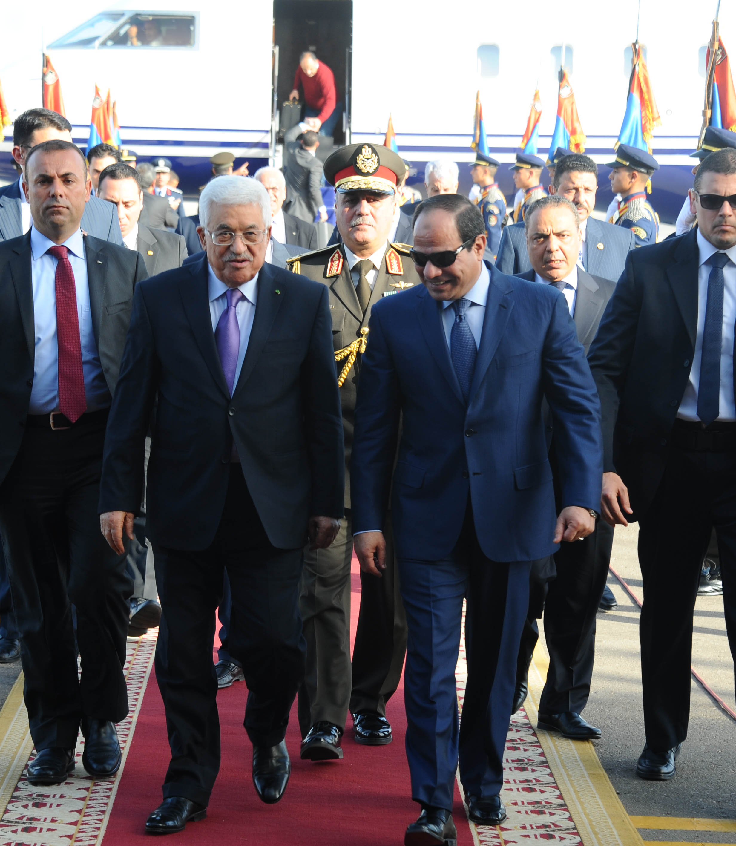 الرئيس السيسى يستقبل الرؤساء والأمراء العرب المشاركين فى القمة العربية