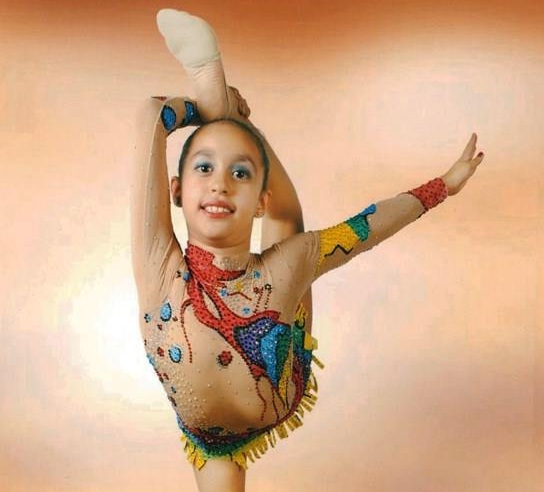 الفيس بوك يحتفل بأصغر بطلة للجمهورية في الجمباز