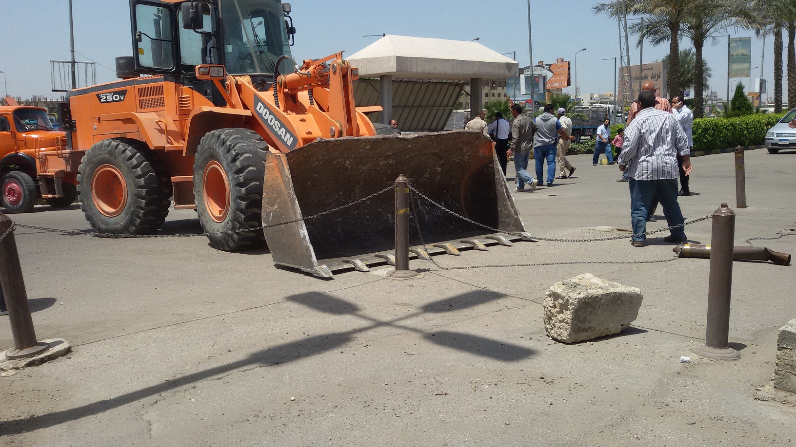 ” العبور” تواصل حملتها الموسعة لإزالة المخالفات