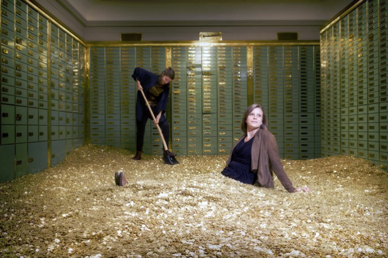 انفوجراف : أسرار الذهب السويسري