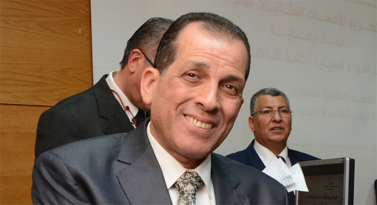 اللواء أحمد جنينة رئيس شركة ميناء القاهرة الجوى