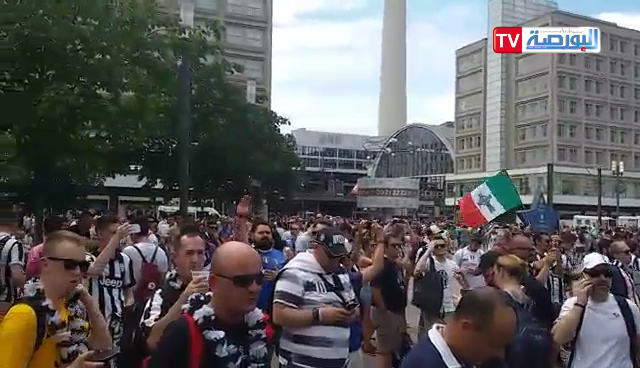 احتفالات جماهير اليوفنتوس