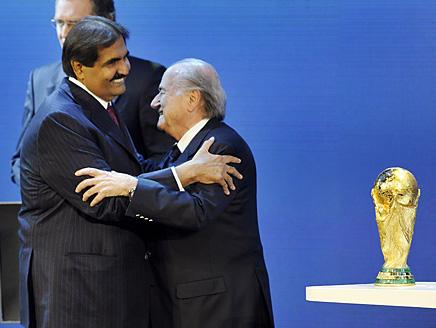 استقالة بلاتر تهدد استضافة قطر لكأس العالم 2022