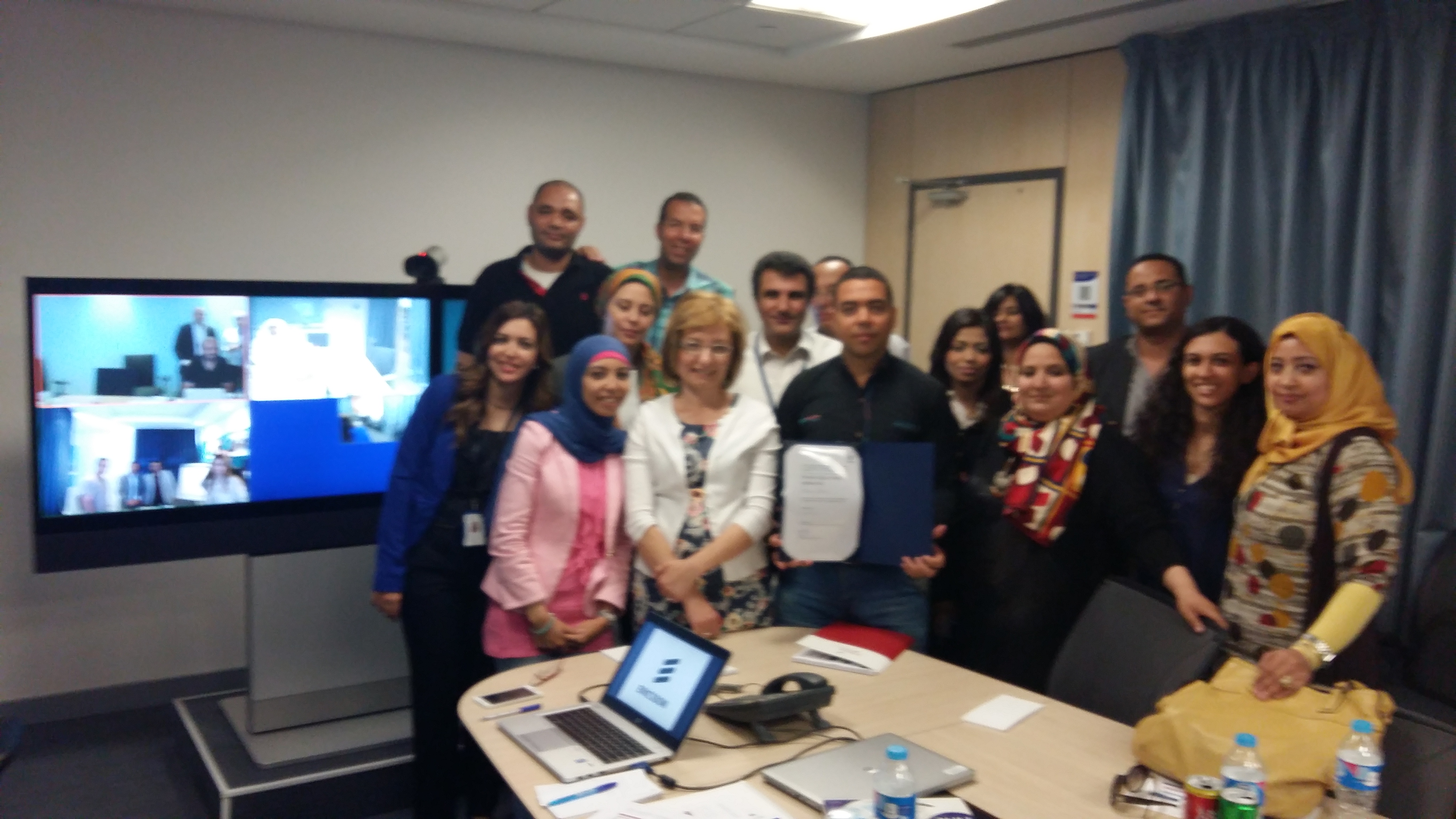 دورة تدريبية للإعلاميين عبر الفيديو