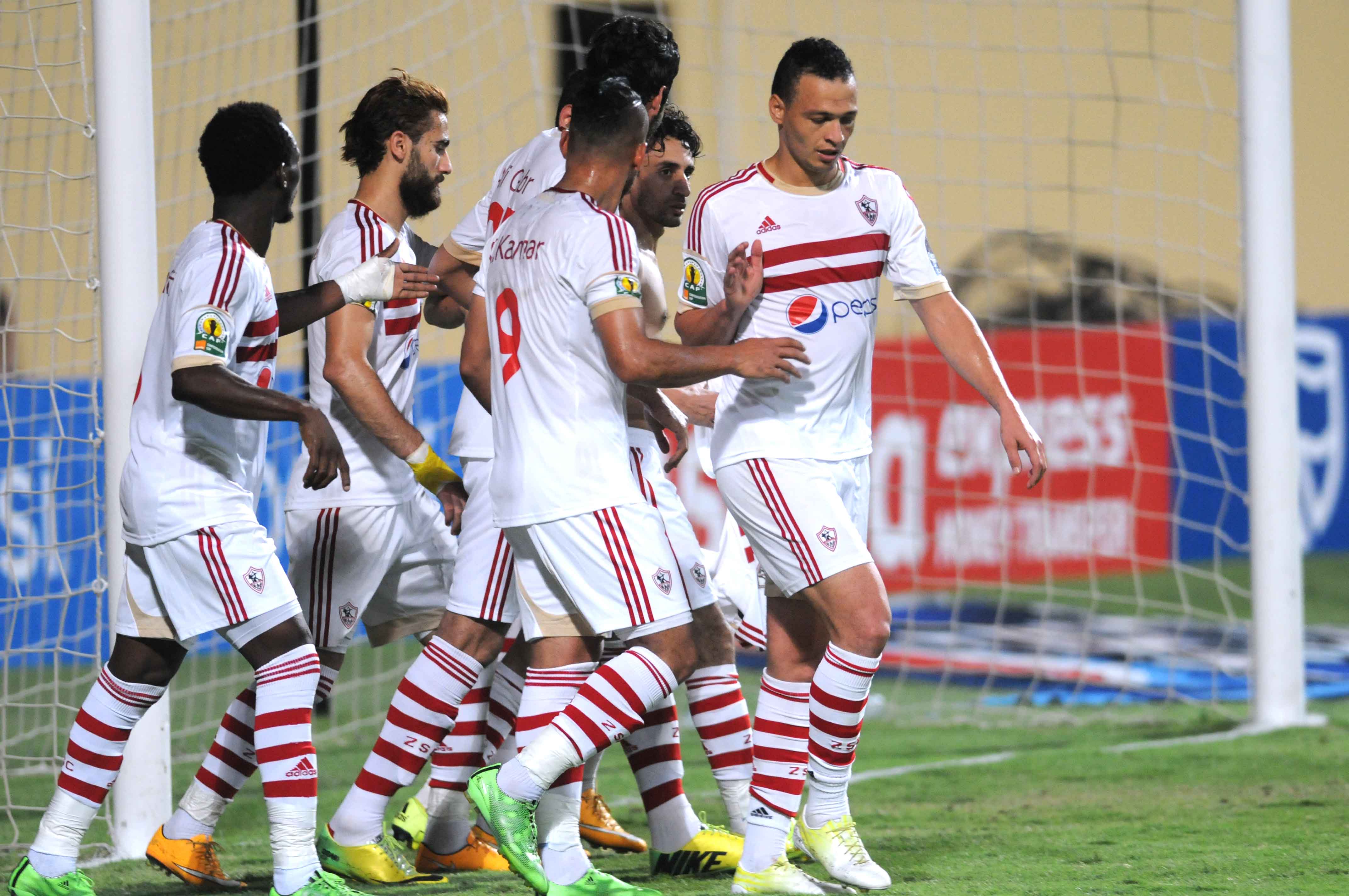 صور ..مباراة الزمالك وليوبار الكنغولى