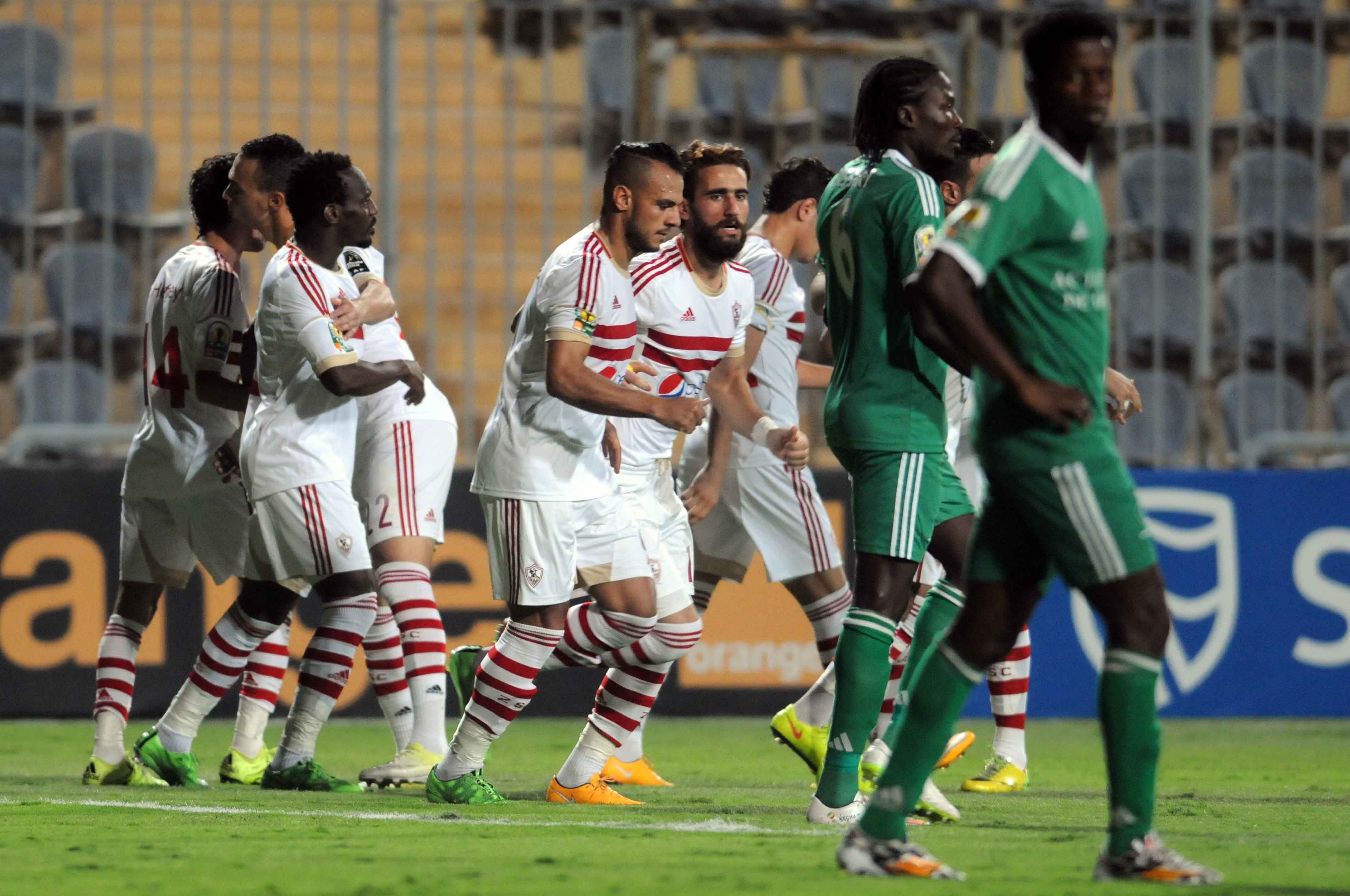 صور ..مباراة الزمالك وليوبار الكنغولى