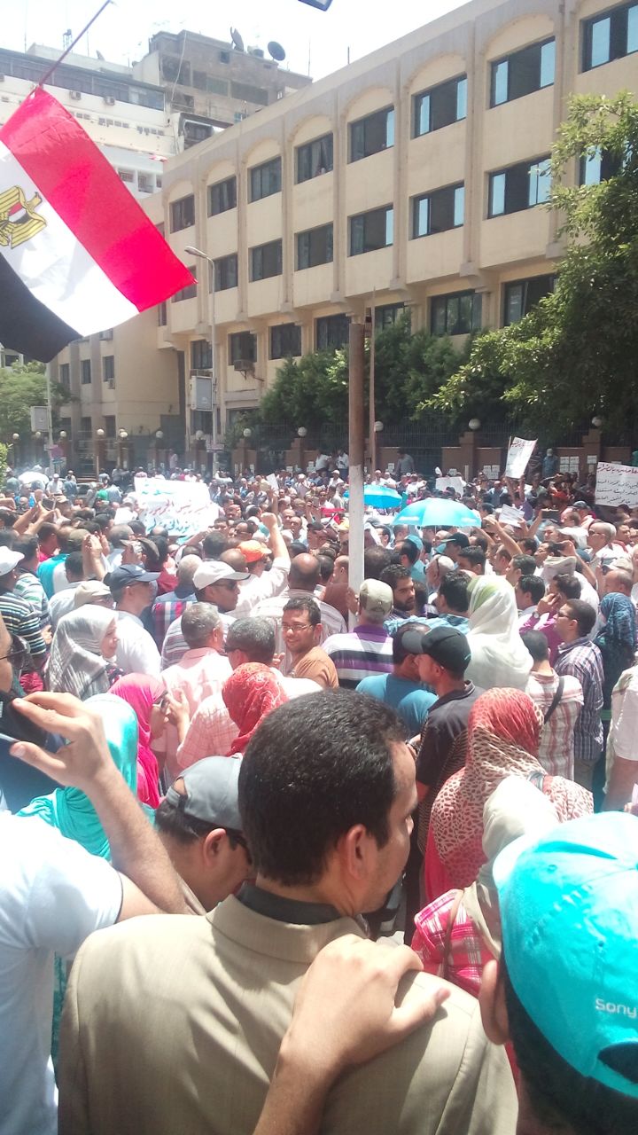 وقفة احتجاجية أمام نقابة الصحفيين