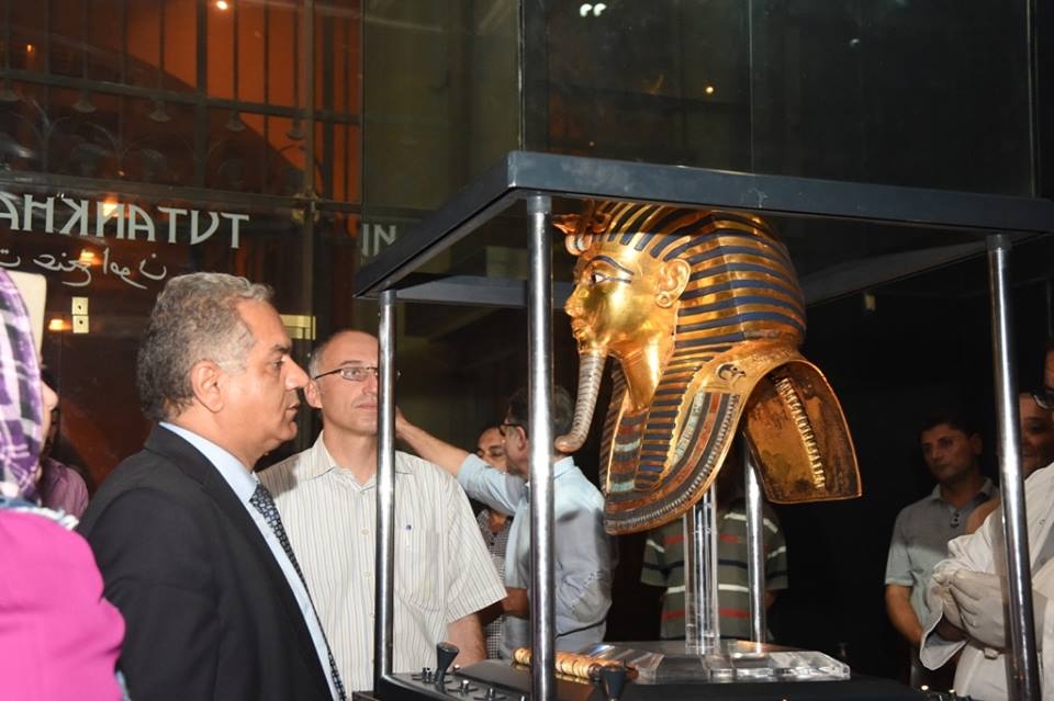 إرجاء ترميم ذقن “توت عنخ آمون” لحين الإنتهاء من التجهيزات