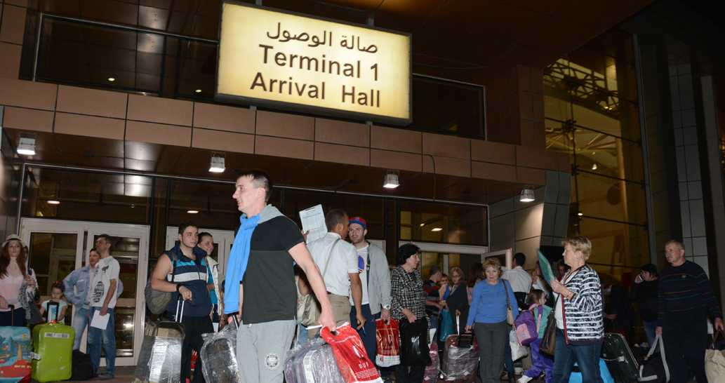 بالصور ..حركة السياحة القادمة الي مدينة شرم الشيخ