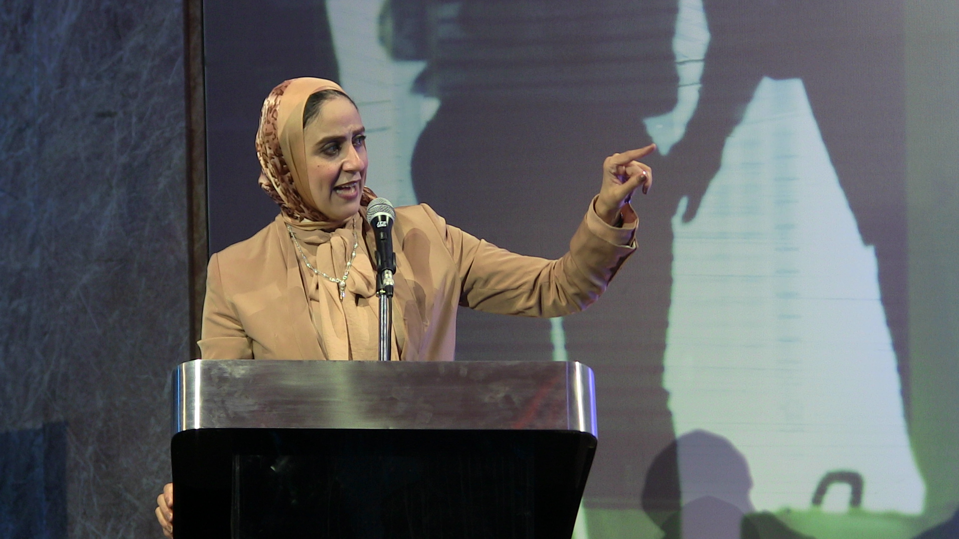 د. شاهيناز رشاد رئيس مجلس إدارة الجمعية المصرية للتأجير التمويلي اتصوير عمر قرشي