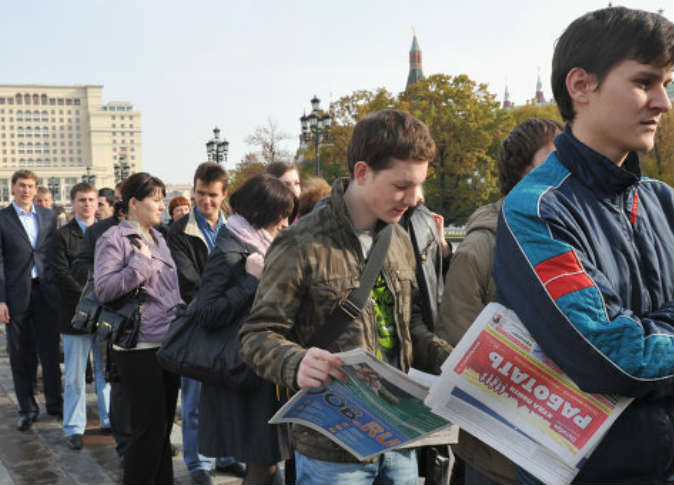 وزارة العمل الروسية: معدل البطالة يصل إلى 6% العام الجارى