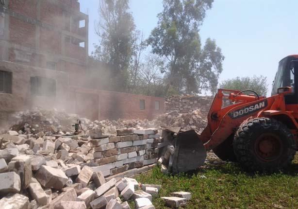 إزالة 183 حالة تعدٍ على الأراضي بالمحافظات