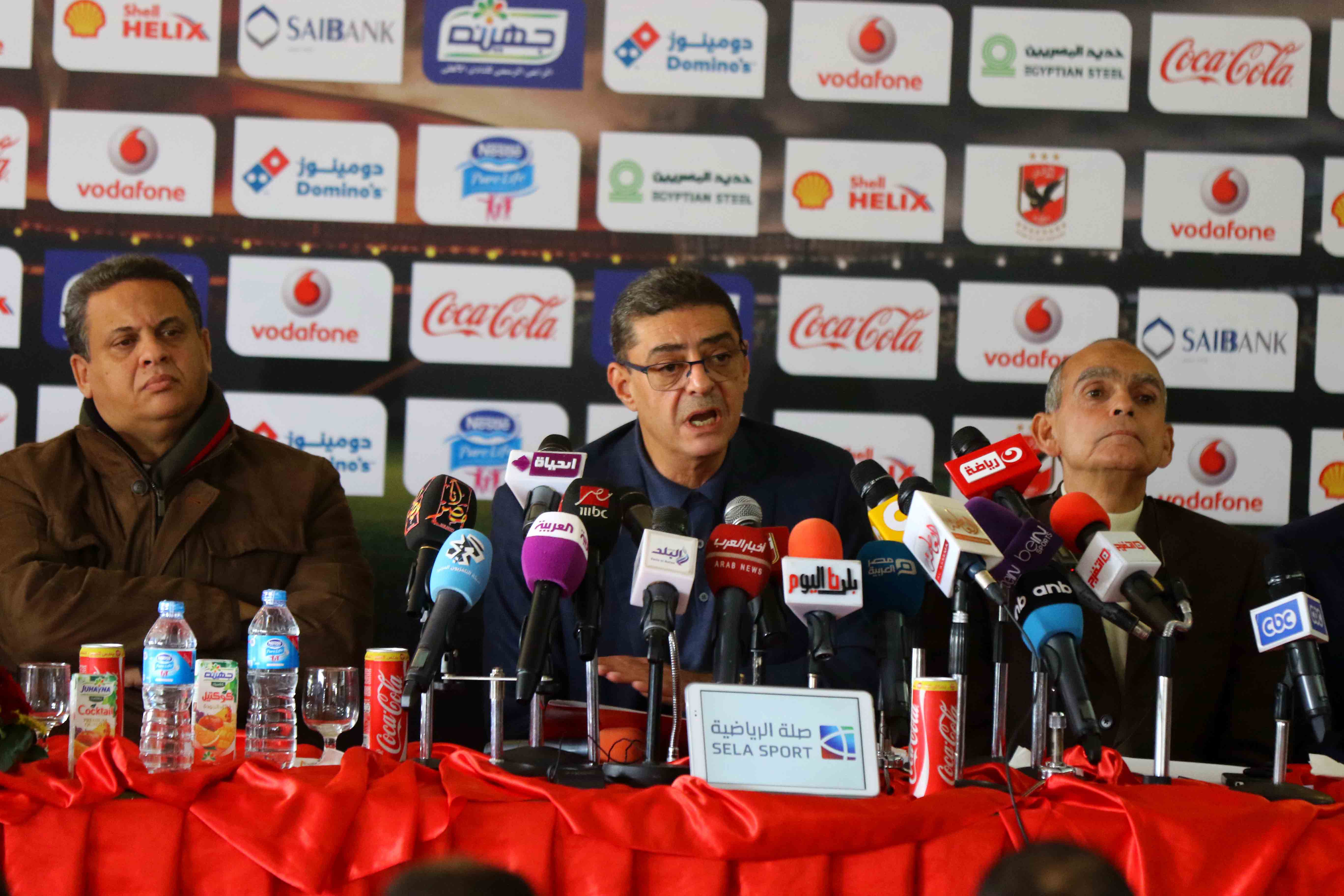 مؤتمر صحفى لمجلس ادارة الأهلي لكشف كواليس حل المجلس