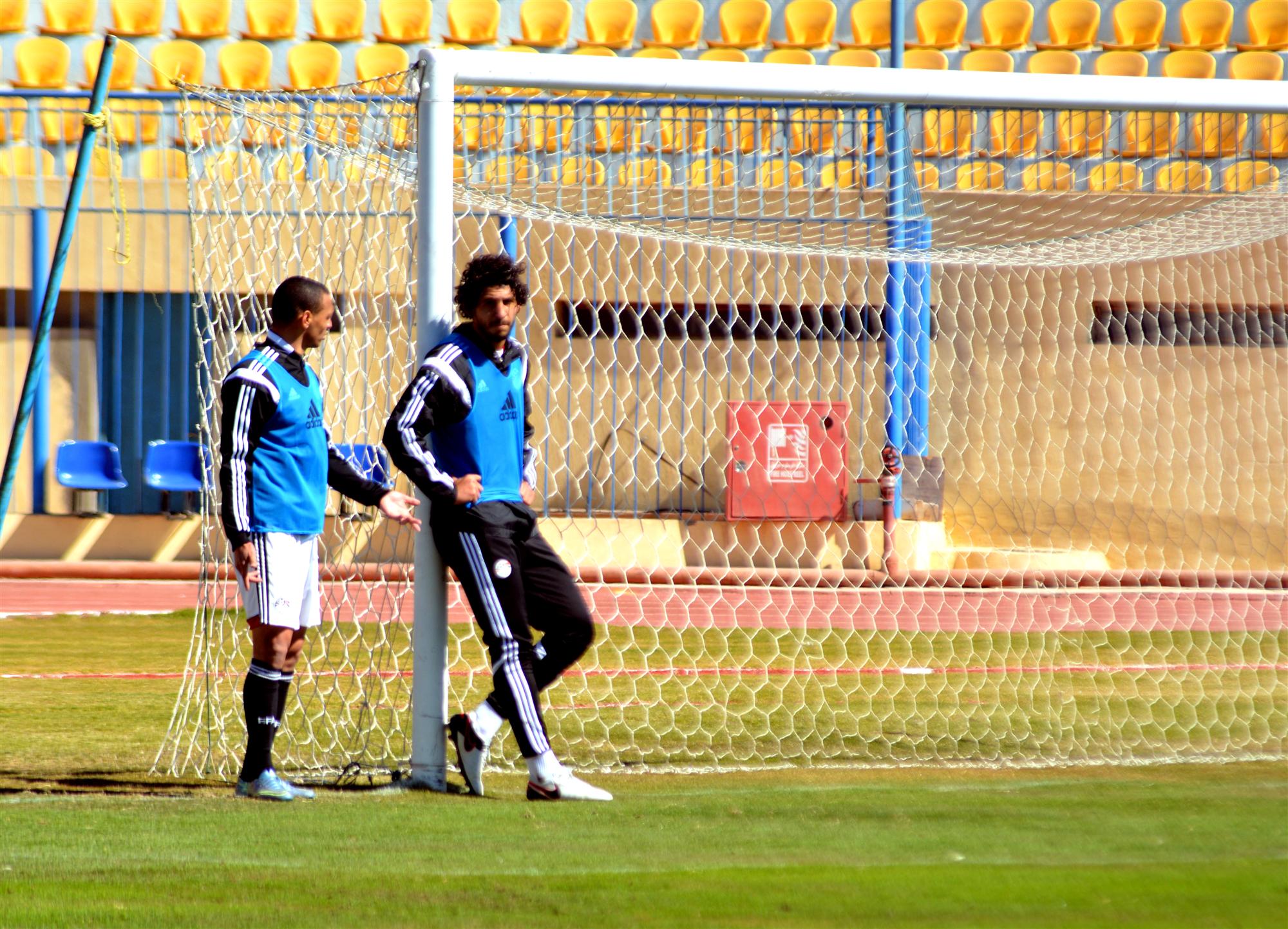 بالصور: تدريبات المنتخب المصري لكرة القدم