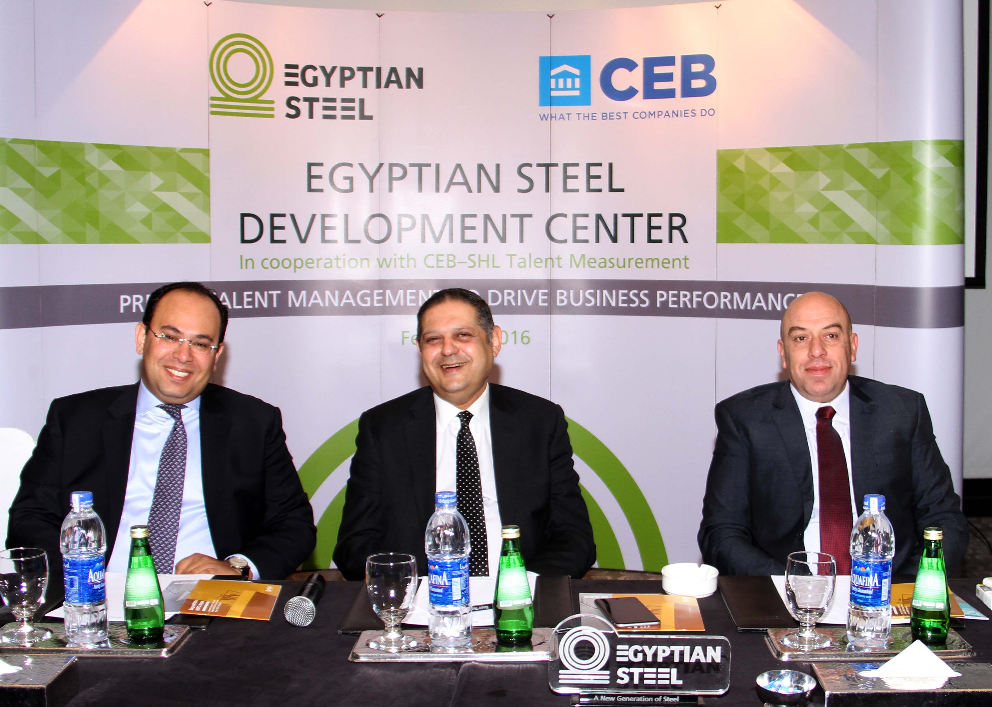 حديد المصريين تتعاقد مع شركة CEB – SHL Talent Measurement. لتطوير مهارات الموظفين والعاملين ورفع مستوى أداء المجموعة