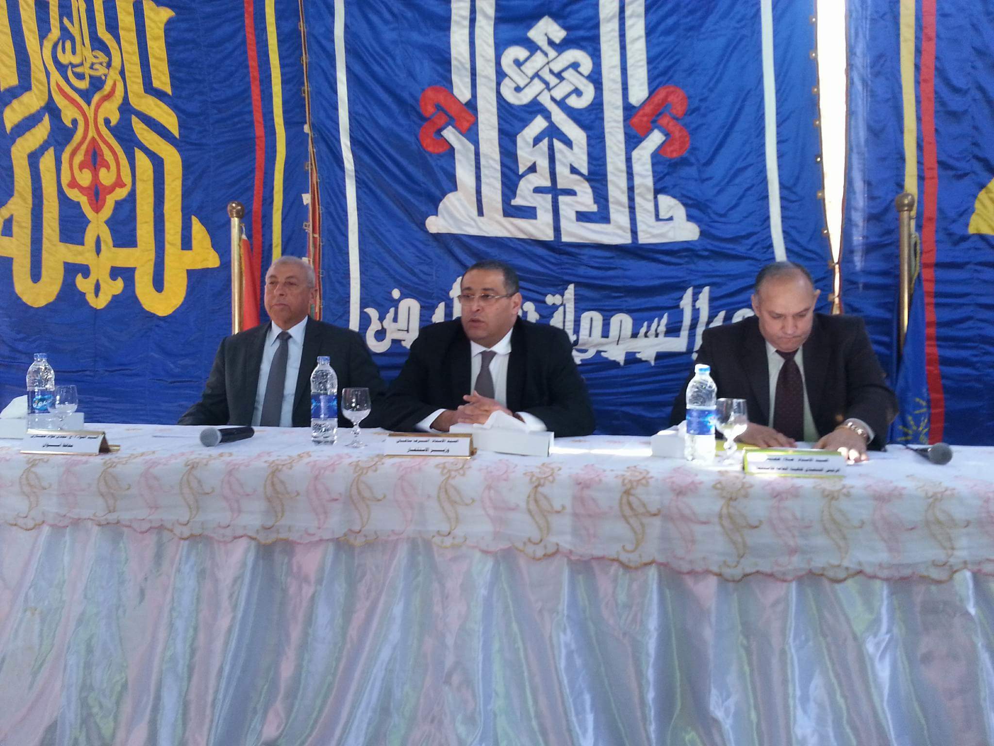 أشرف سالمان و محافظ أسوان