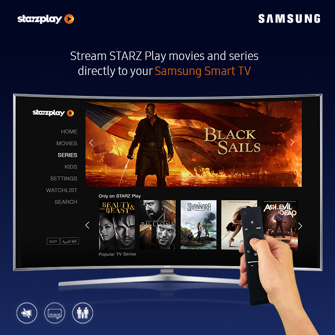 “سامسونج” توقع اتفاقية مع “ستارز بلاى أرابيا” لتقديم خدمات فيديو حسب الطلب