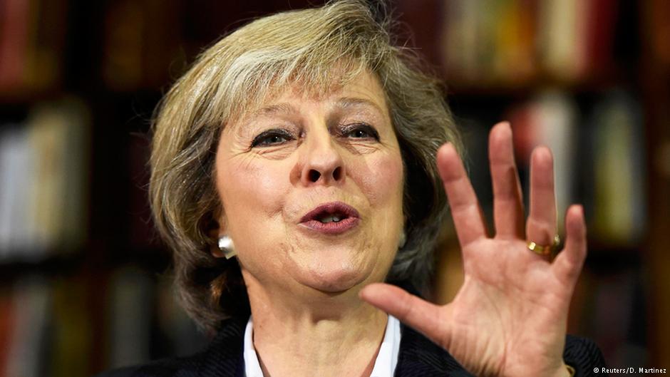 “تيريزا ماي” تتصدر قائمة المرشحين لخلافة “كاميرون”