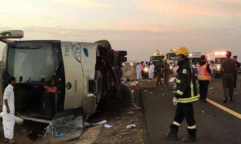 السعودية تصرف مليون ريال لحالات الوفاة بحافلة المعتمرين