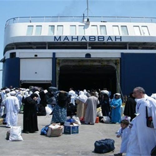 “ميناء سفاجا” يبدأ أولى رحلات 22 ألف عامل لخدمة الحجاج.. الأحد