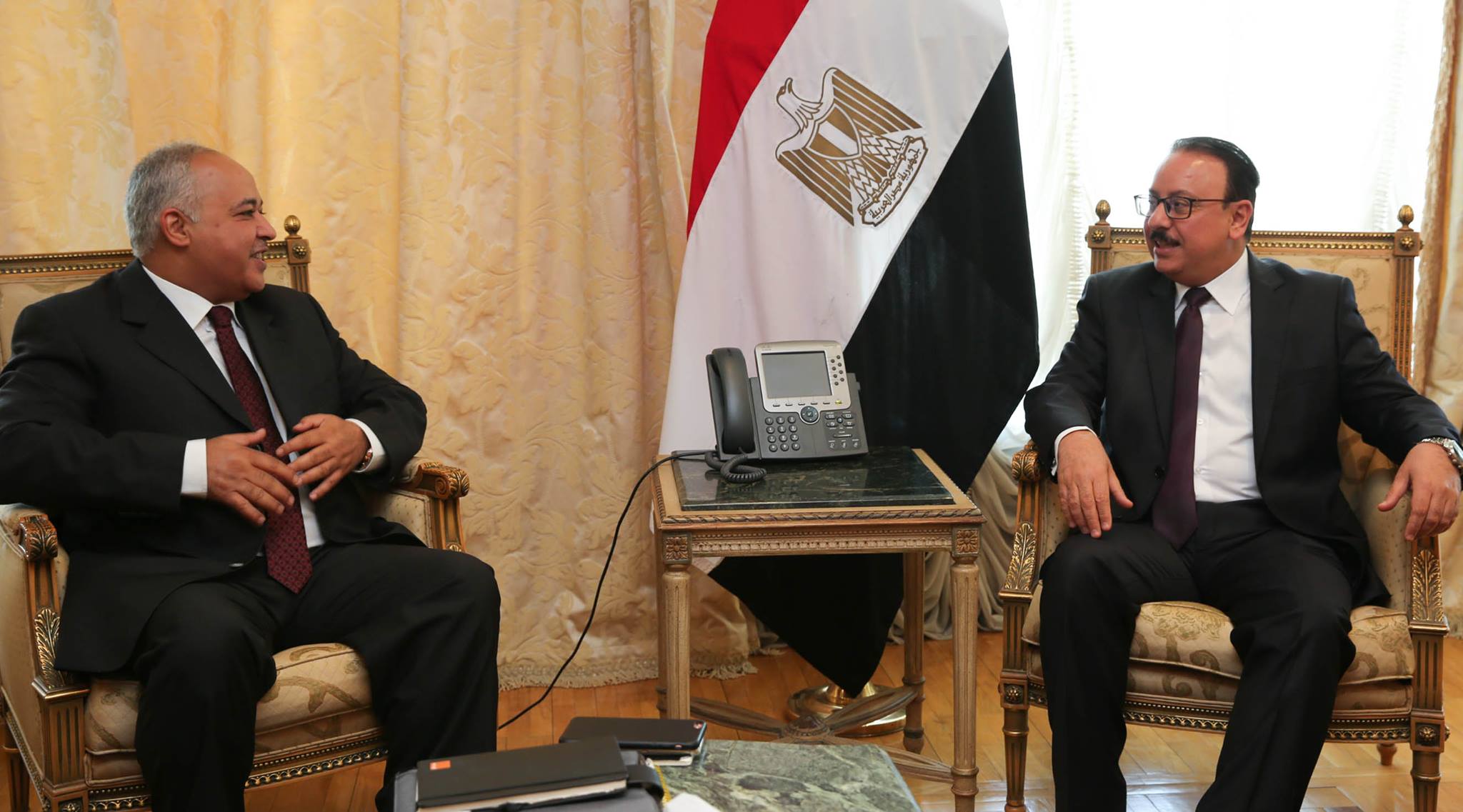 القاضى يبحث مع STC السعودية فرص الاستثمار فى قطاع الاتصالات بمصر