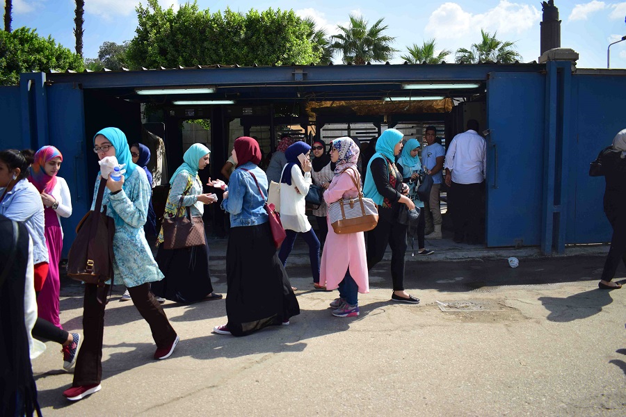جولة جابر نصار فى أول أيام الدراسة بجامعة القاهرة