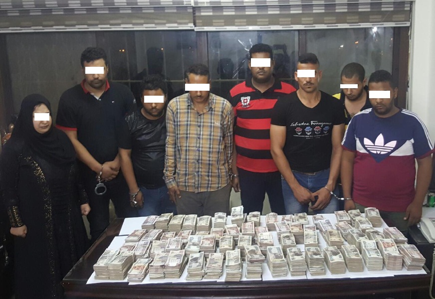 ضبط 5 مليون قرص مخدر و17 مليون جنيه و500 الف دولار بحوزة تشكيل عصابي